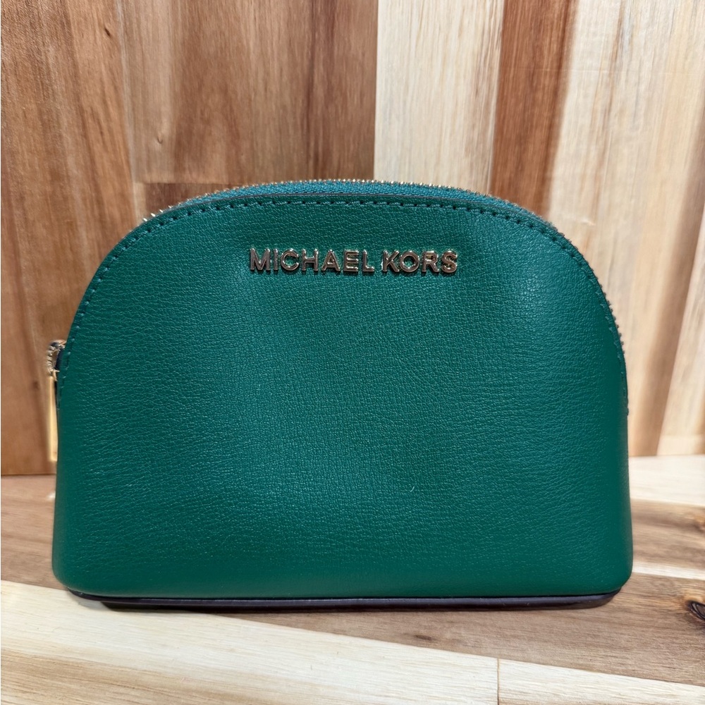 Michael Kors Emerald Green Leather Case